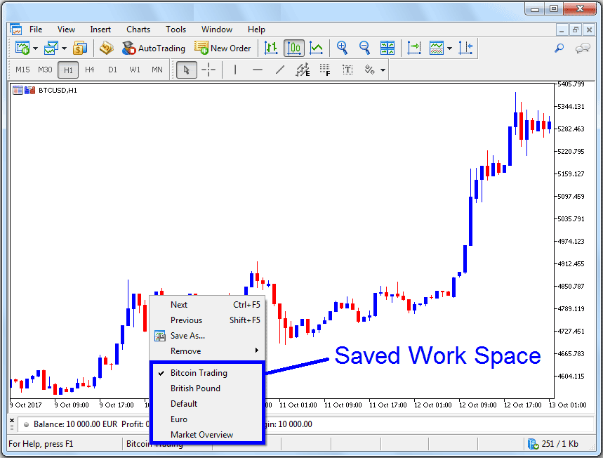 MT5 Bitcoin Trading Platform Workspace PDF - Learn How Do I Use Bitcoin Trading MT5 Platform Workspace? - How Do I Use BTC Trading Software Workspace?