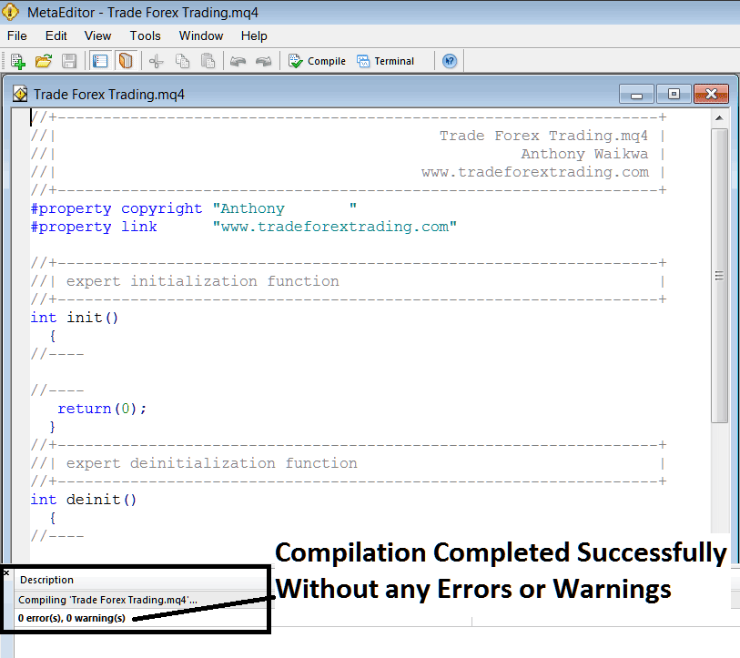 MetaEditor Programming Adding an EA in MT4 - How to Add BTCUSD Expert Advisors on MT4
