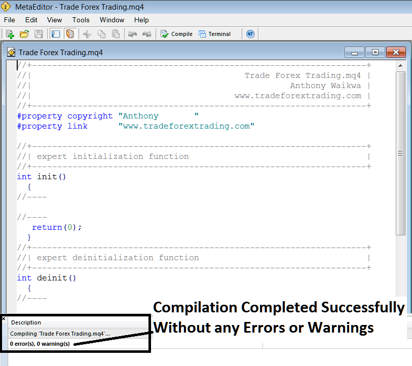 MetaEditor Programming Adding an Expert Advisor on MetaTrader 4 - How to Add BTC Trading Expert Advisors on MT4